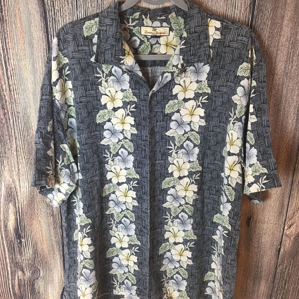 Tommy Bahama Button Shirt, Sz L